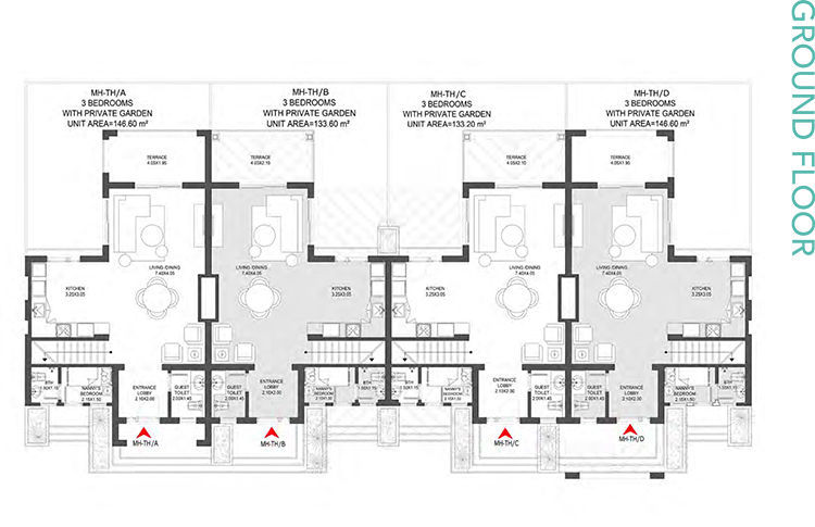 Townhouse 3 bedroom- makadi heights - 21